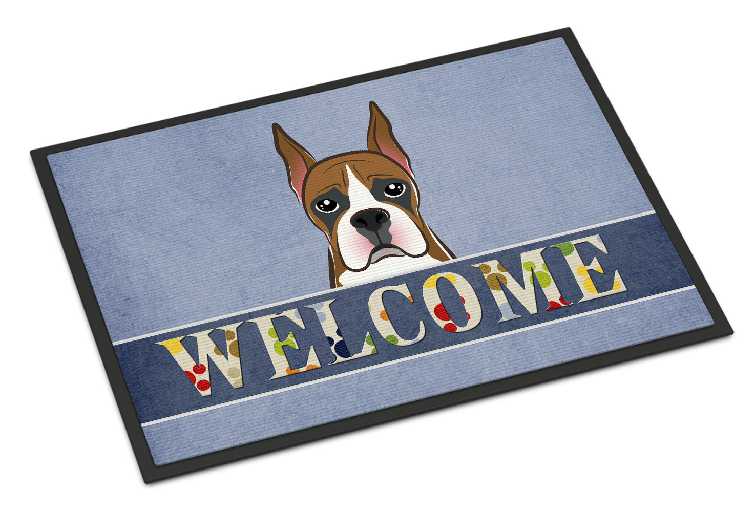 Caroline's Treasures Boxer Welcome Doormat - 24x36 Decorative Floor Mat – Indoor/Outdoor Rug with Artistic Flair BB1409JMAT