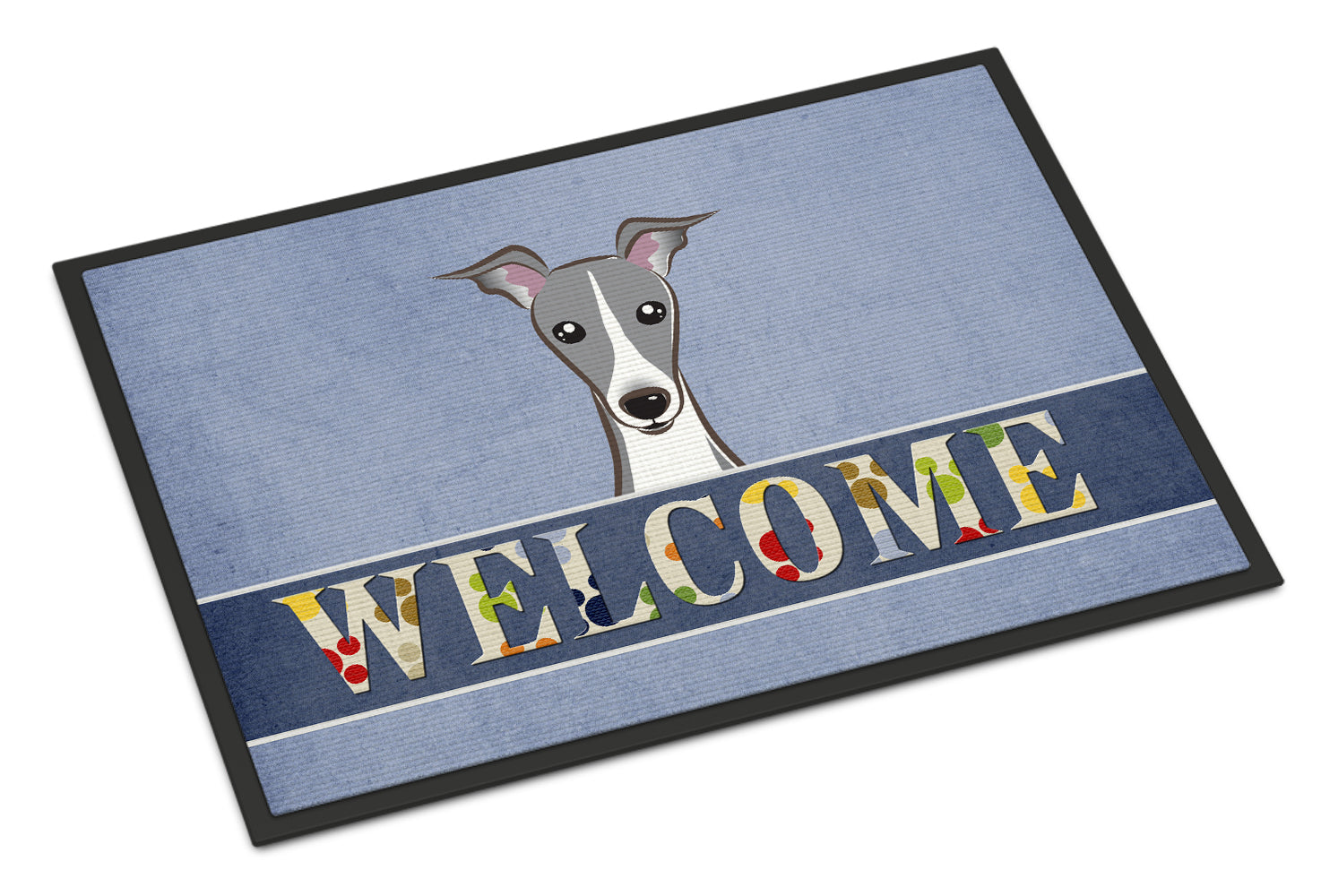 Caroline's Treasures Italian Greyhound Welcome Doormat - 24x36 Decorative Floor Mat – Indoor/Outdoor Rug with Artistic Flair BB1422JMAT