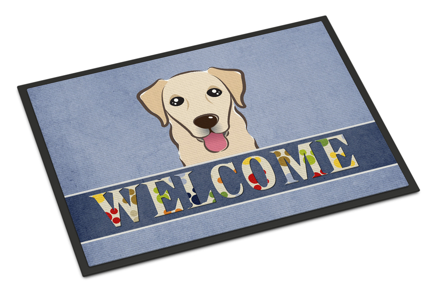 Caroline's Treasures Golden Retriever Welcome Doormat - 24x36 Decorative Floor Mat – Indoor/Outdoor Rug with Artistic Flair BB1438JMAT