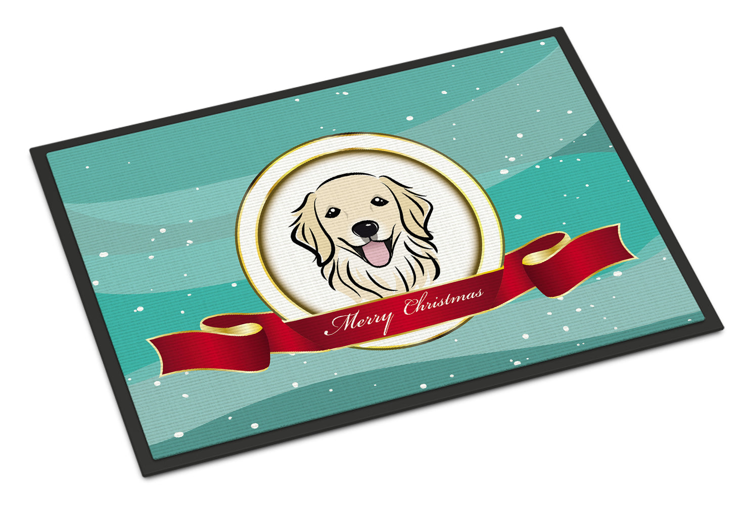 Caroline's Treasures Golden Retriever Merry Christmas Doormat - 24x36 Decorative Floor Mat – Indoor/Outdoor Rug with Artistic Flair BB1515JMAT