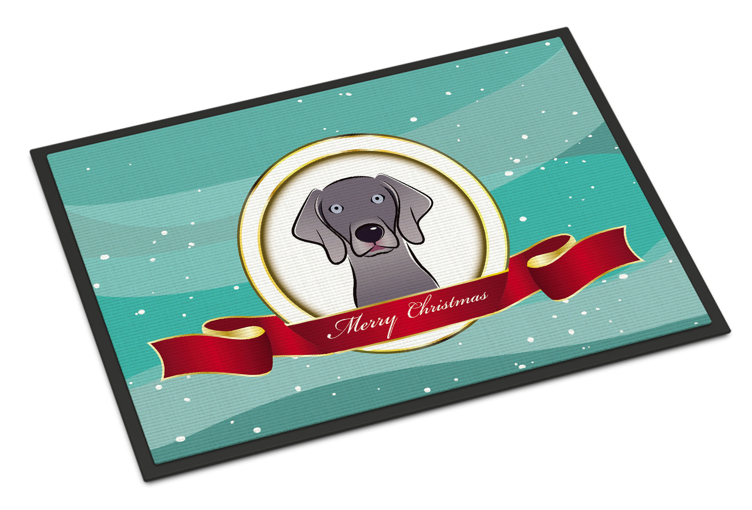 Caroline's Treasures Weimaraner Merry Christmas Doormat - 24x36 Decorative Floor Mat – Indoor/Outdoor Rug with Artistic Flair BB1541JMAT
