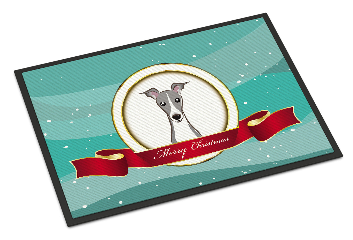 Caroline's Treasures Italian Greyhound Merry Christmas Doormat - 24x36 Decorative Floor Mat – Indoor/Outdoor Rug with Artistic Flair BB1546JMAT