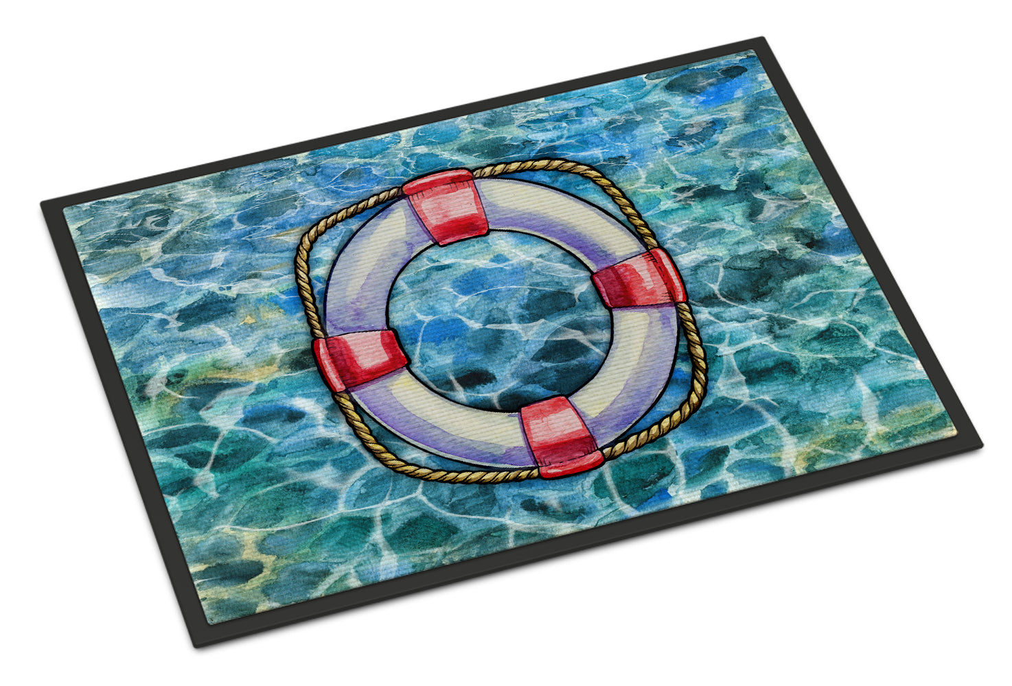 Caroline's Treasures Life Saver Doormat - 24x36 Decorative Floor Mat – Indoor/Outdoor Rug with Artistic Flair BB5344JMAT
