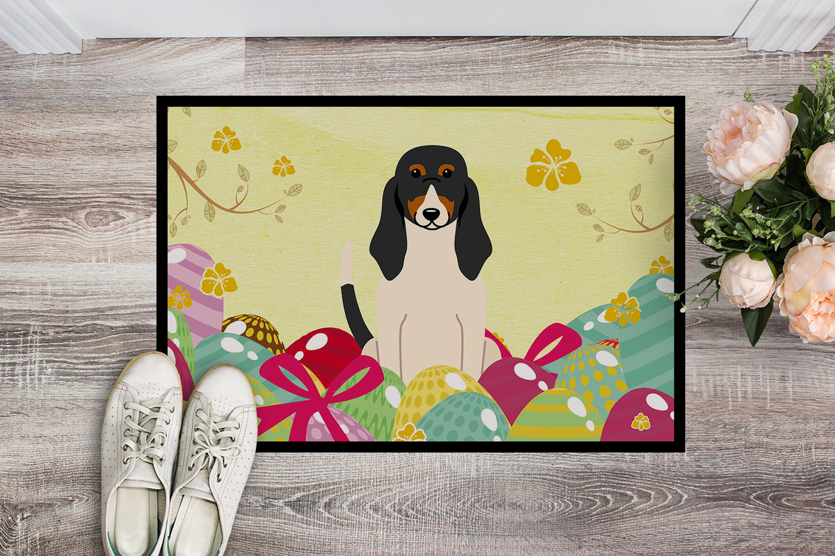 Caroline's Treasures Easter Eggs Swiss Hound Doormat - 24x36 Decorative Floor Mat – Indoor/Outdoor Rug with Artistic Flair BB6044JMAT