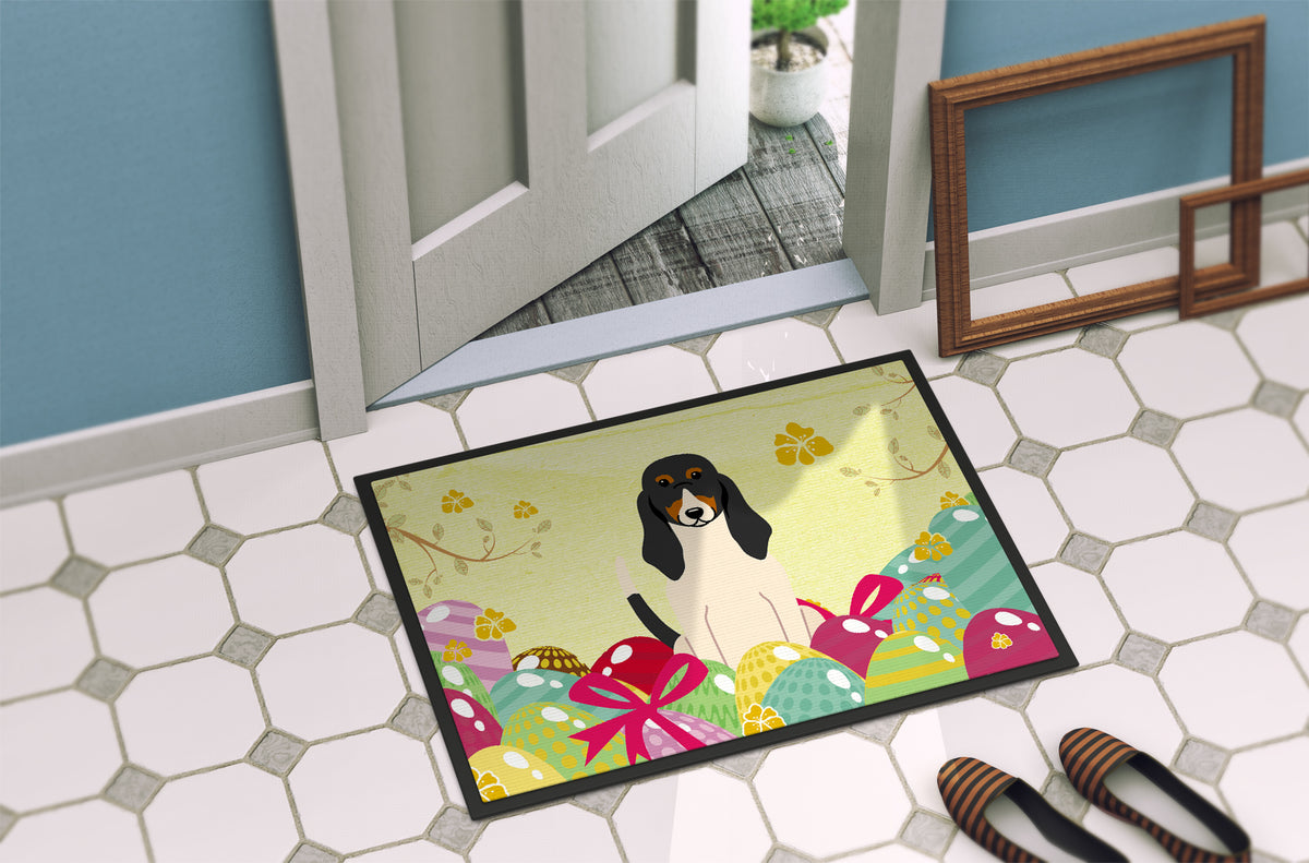 Caroline's Treasures Easter Eggs Swiss Hound Doormat - 24x36 Decorative Floor Mat – Indoor/Outdoor Rug with Artistic Flair BB6044JMAT