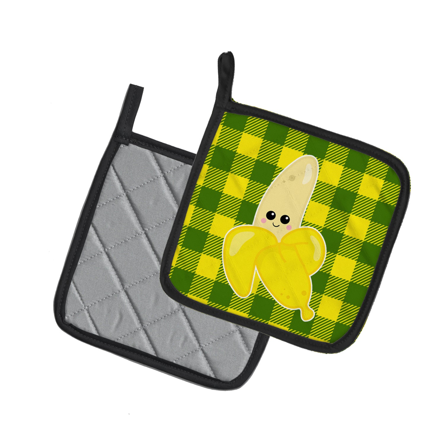 Caroline's Treasures Going Bananas Pot Holders - Set of 2 - Heat-Resistant Kitchen Essentials BB6889PTHD