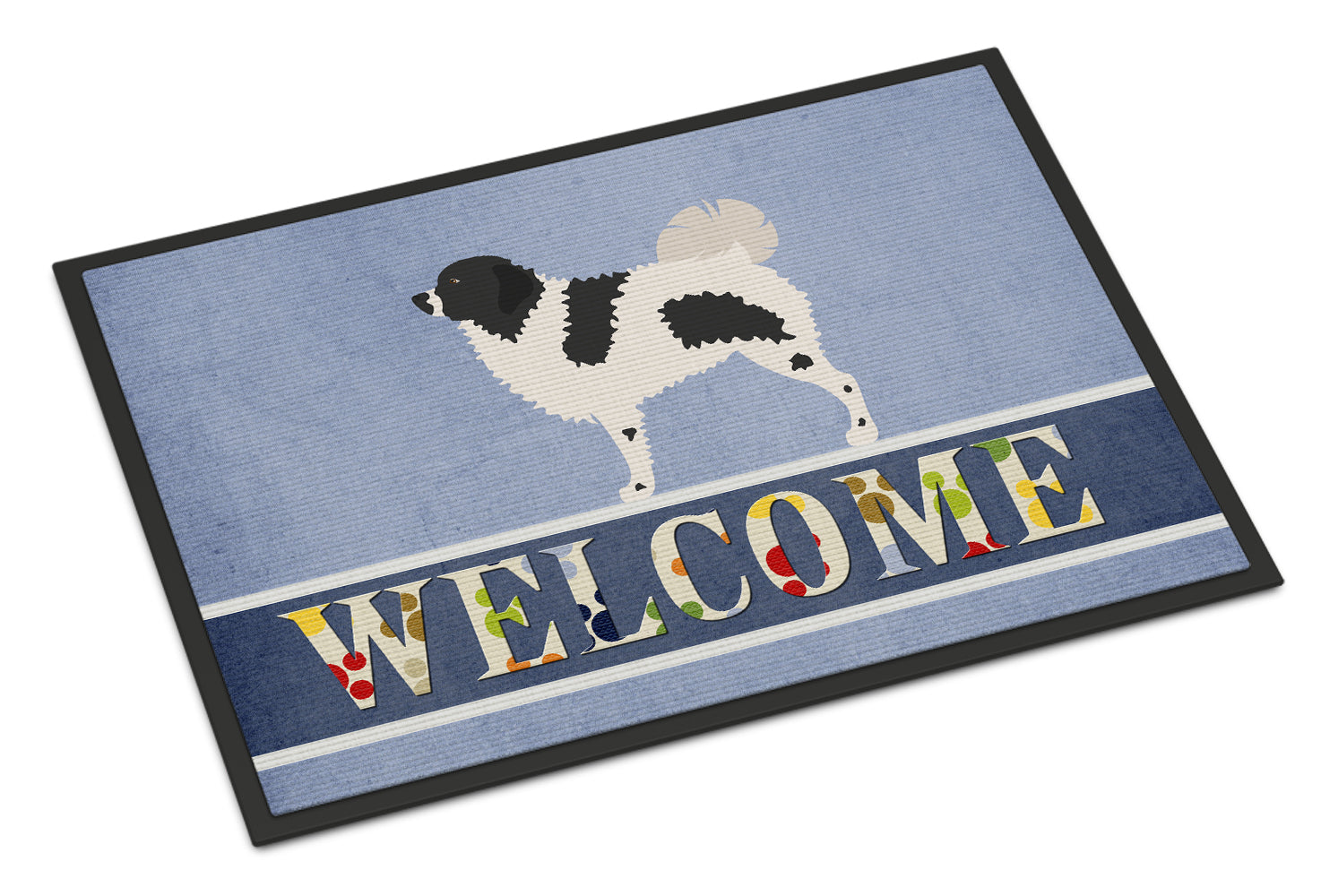 Caroline's Treasures Wetterhoun Frisian Water Dog Doormat - 24x36 Decorative Floor Mat – Indoor/Outdoor Rug with Artistic Flair BB8282JMAT