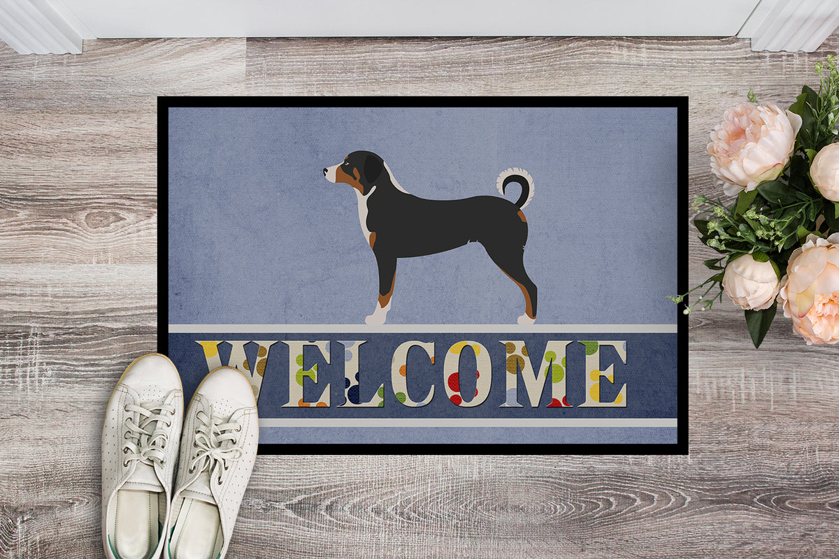 Caroline's Treasures Appenzeller Sennenhund Welcome Doormat - 24x36 Decorative Floor Mat – Indoor/Outdoor Rug with Artistic Flair BB8288JMAT