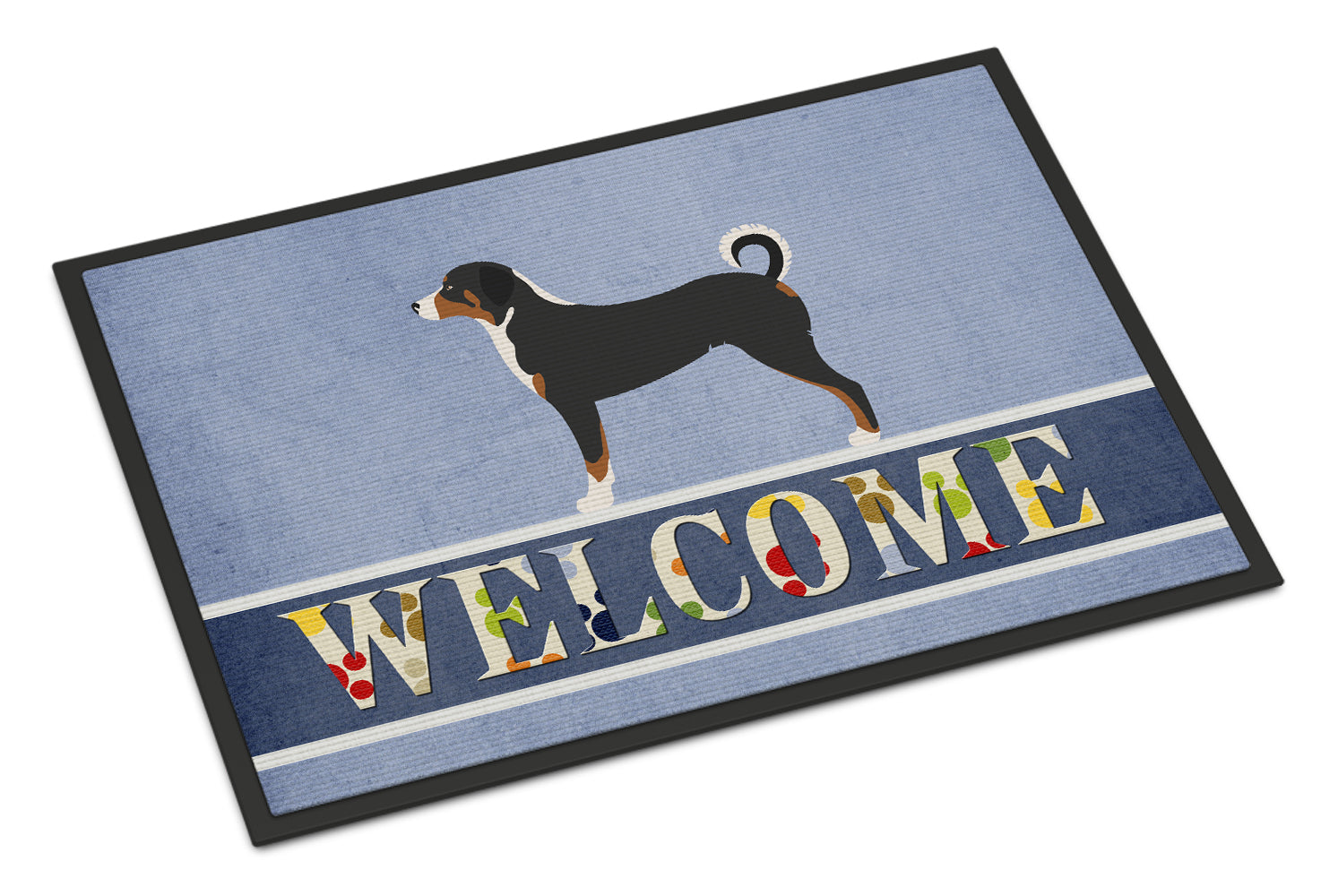 Caroline's Treasures Appenzeller Sennenhund Welcome Doormat - 24x36 Decorative Floor Mat – Indoor/Outdoor Rug with Artistic Flair BB8288JMAT