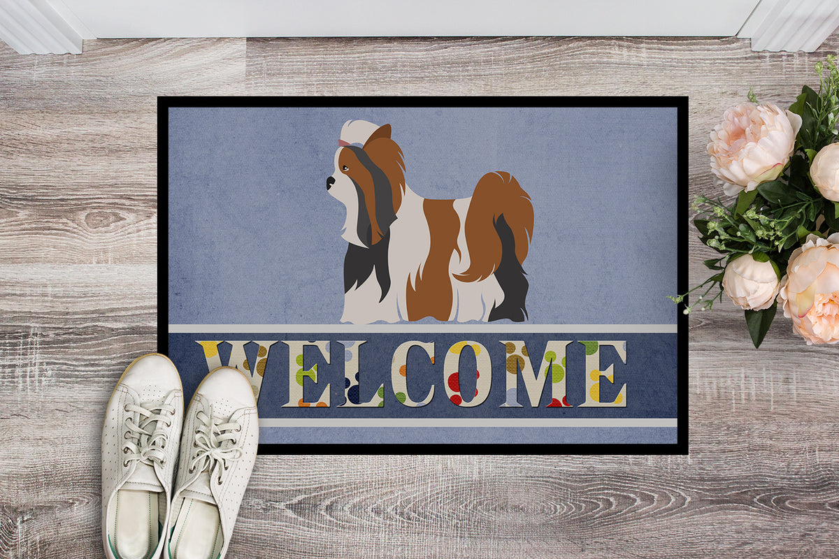 Caroline's Treasures Biewer Terrier Welcome Doormat - 24x36 Decorative Floor Mat – Indoor/Outdoor Rug with Artistic Flair BB8308JMAT