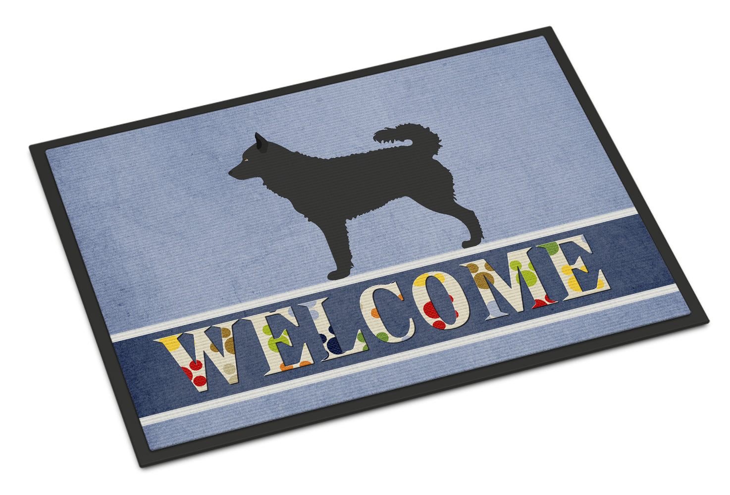 Caroline's Treasures Mudi Welcome Doormat - 24x36 Decorative Floor Mat – Indoor/Outdoor Rug with Artistic Flair BB8336JMAT