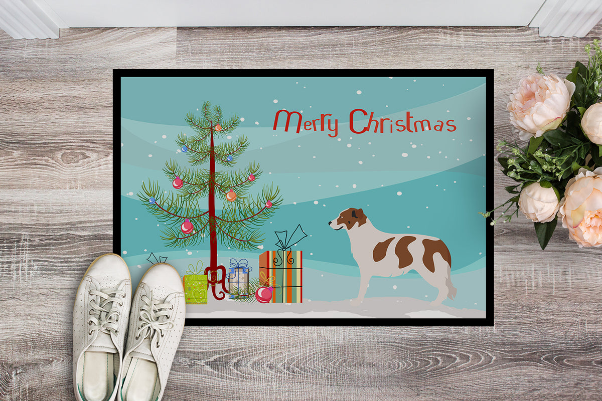 Caroline's Treasures Aidi Atlas Mountain Dog Christmas Doormat - 24x36 Decorative Floor Mat – Indoor/Outdoor Rug with Artistic Flair BB8496JMAT