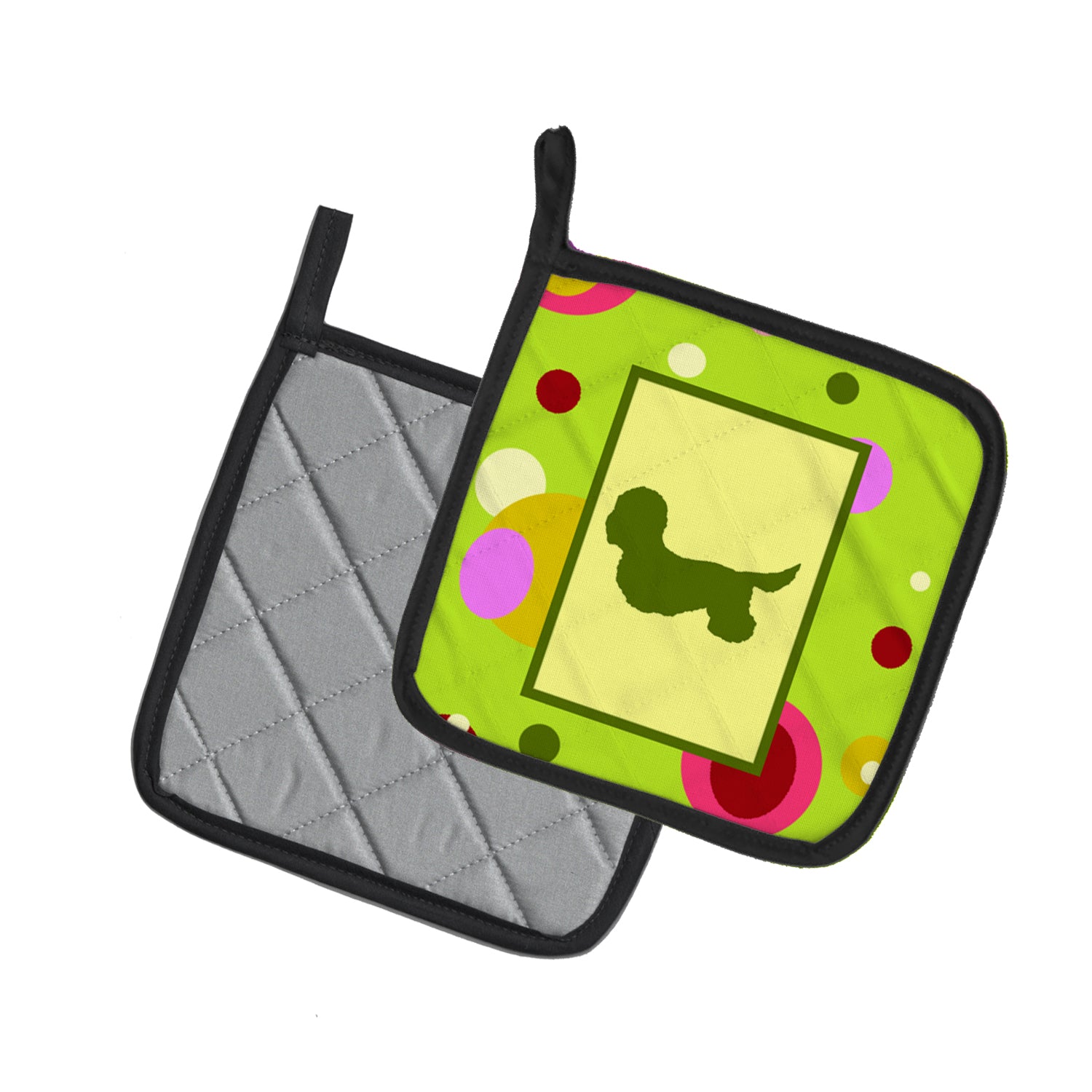 Caroline's Treasures Dandie Dinmont Terrier Pot Holders - Set of 2 - Heat-Resistant Kitchen Essentials CK1025PTHD