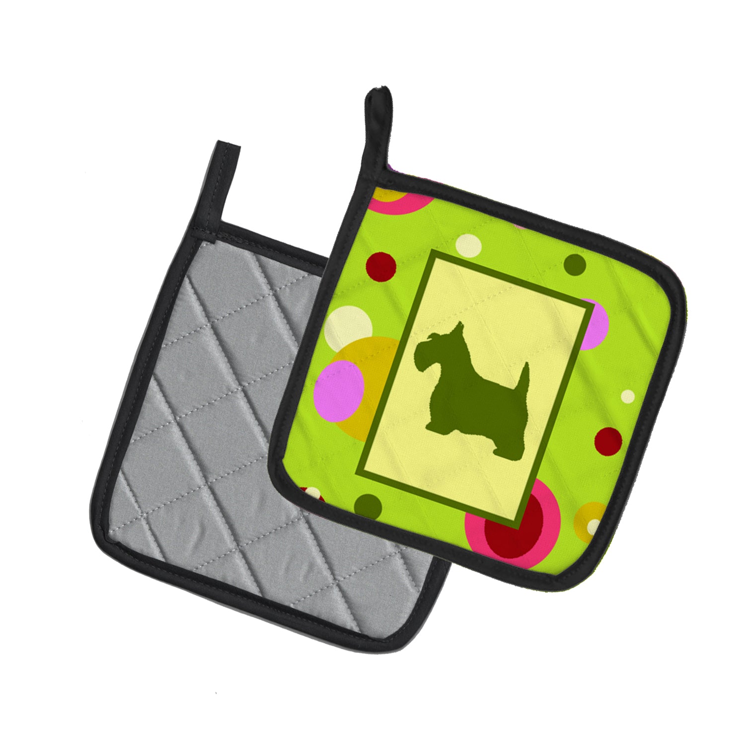 Caroline's Treasures Scottish Terrier Pot Holders - Set of 2 - Heat-Resistant Kitchen Essentials CK1147PTHD