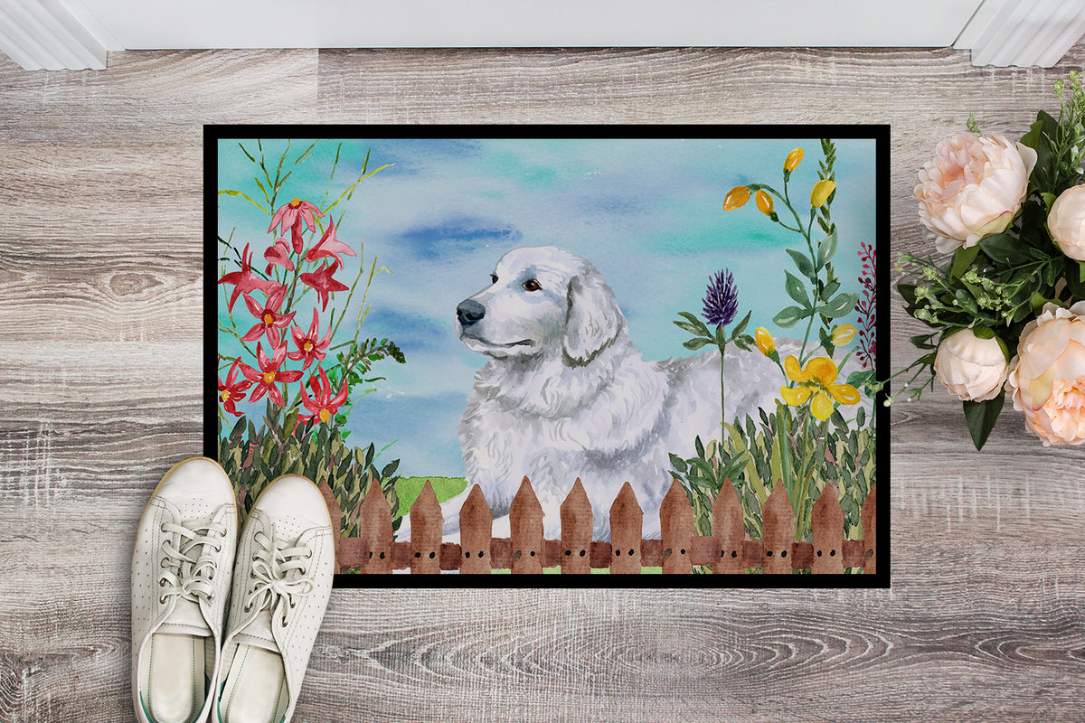 Caroline's Treasures Maremma Sheepdog Spring Doormat - 24x36 Decorative Floor Mat – Indoor/Outdoor Rug with Artistic Flair CK1237JMAT