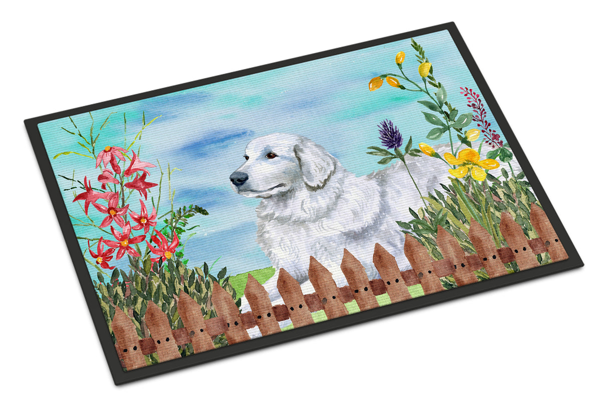 Caroline's Treasures Maremma Sheepdog Spring Doormat - 24x36 Decorative Floor Mat – Indoor/Outdoor Rug with Artistic Flair CK1237JMAT