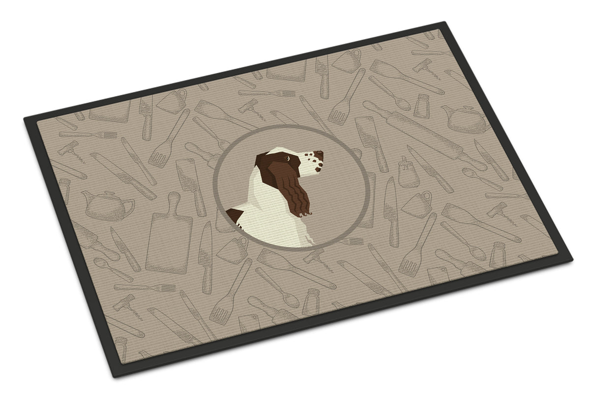 Caroline's Treasures English Springer Spaniel In the Kitchen Doormat - 24x36 Decorative Floor Mat – Indoor/Outdoor Rug with Artistic Flair CK2184JMAT