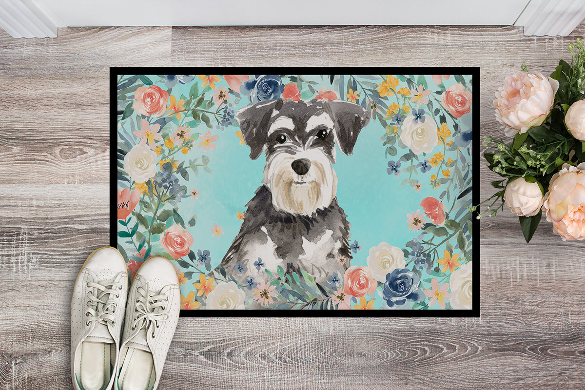 Caroline's Treasures Schnauzer #2 Doormat - 24x36 Decorative Floor Mat – Indoor/Outdoor Rug with Artistic Flair CK3417JMAT