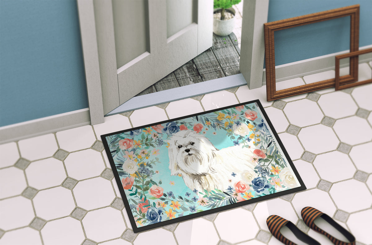 Caroline's Treasures Maltese Doormat - 24x36 Decorative Floor Mat – Indoor/Outdoor Rug with Artistic Flair CK3418JMAT