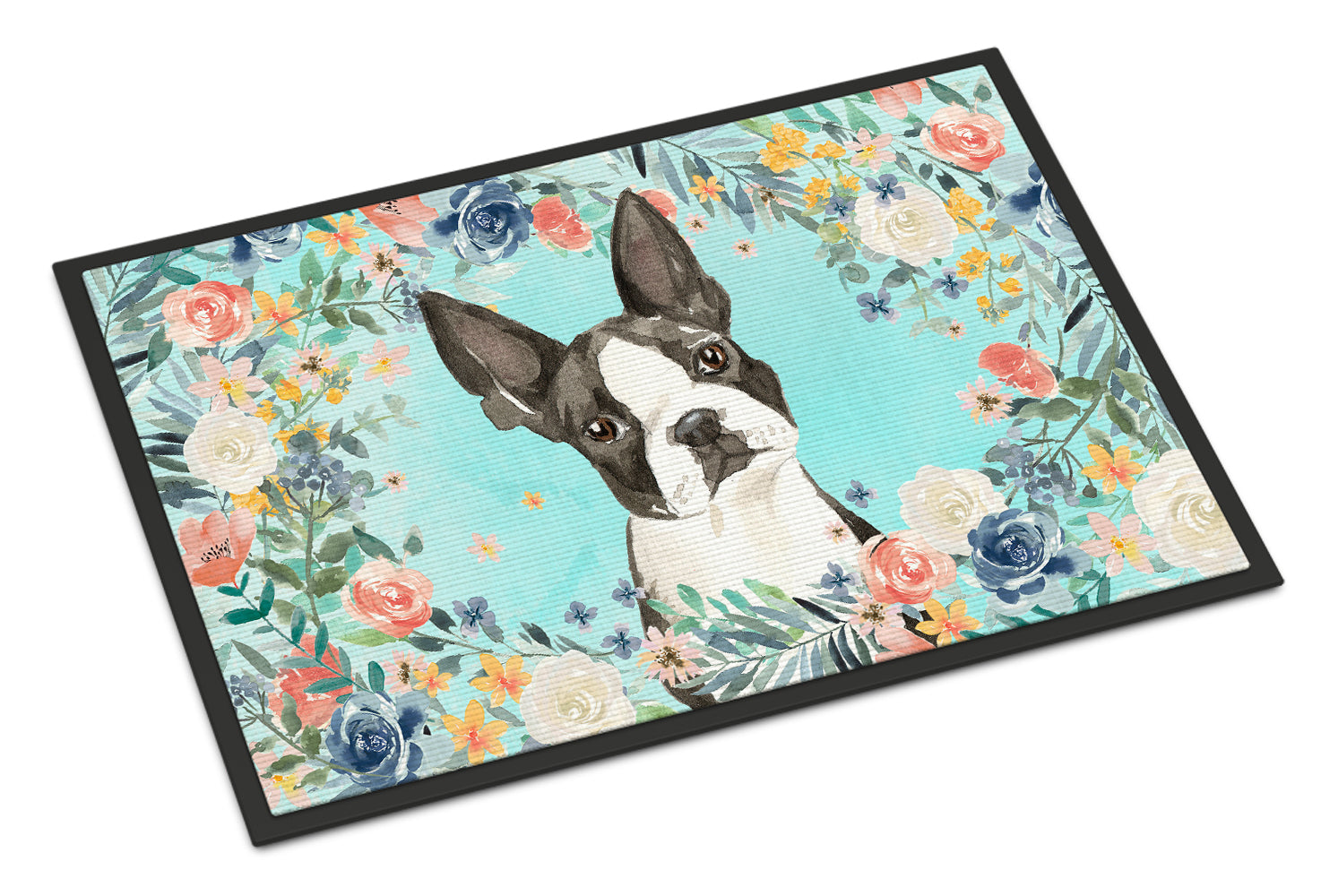 Caroline's Treasures Boston Terrier Doormat - 24x36 Decorative Floor Mat – Indoor/Outdoor Rug with Artistic Flair CK3433JMAT