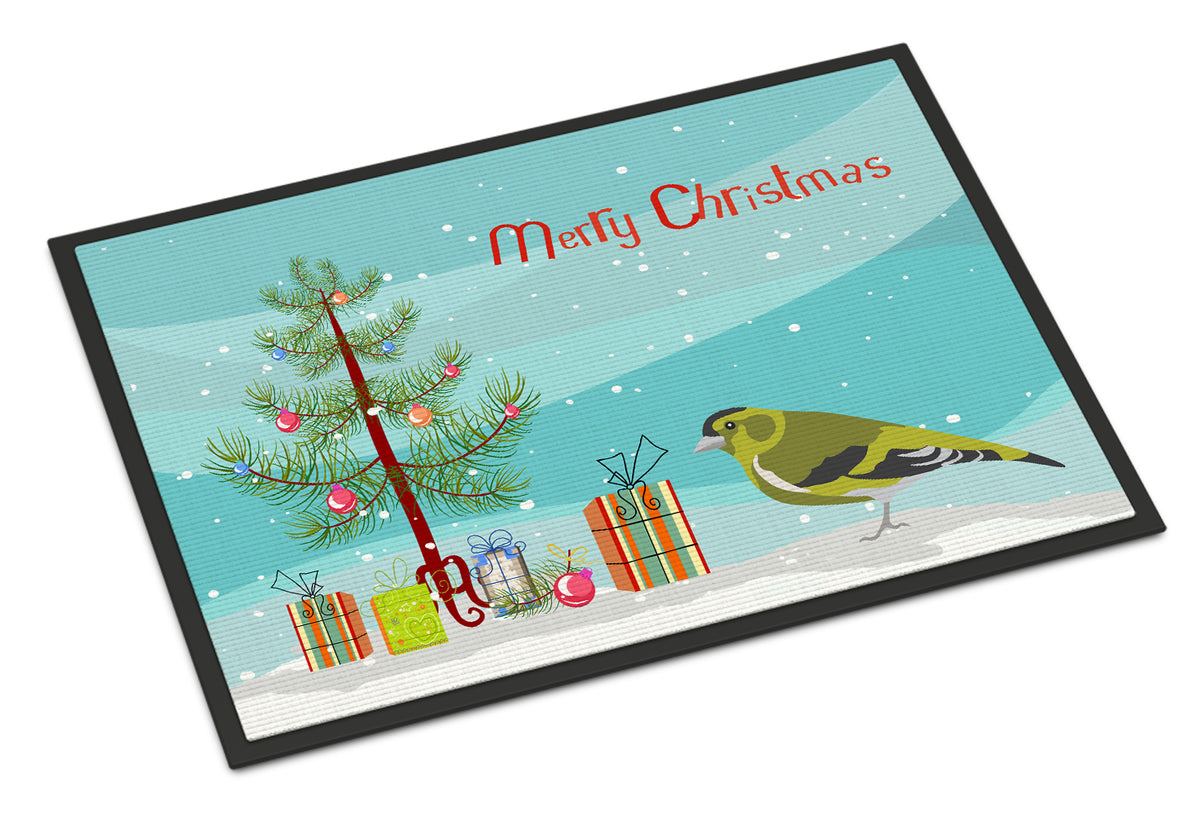 Caroline's Treasures Siskin Merry Christmas Doormat - 24x36 Decorative Floor Mat – Indoor/Outdoor Rug with Artistic Flair CK4491JMAT