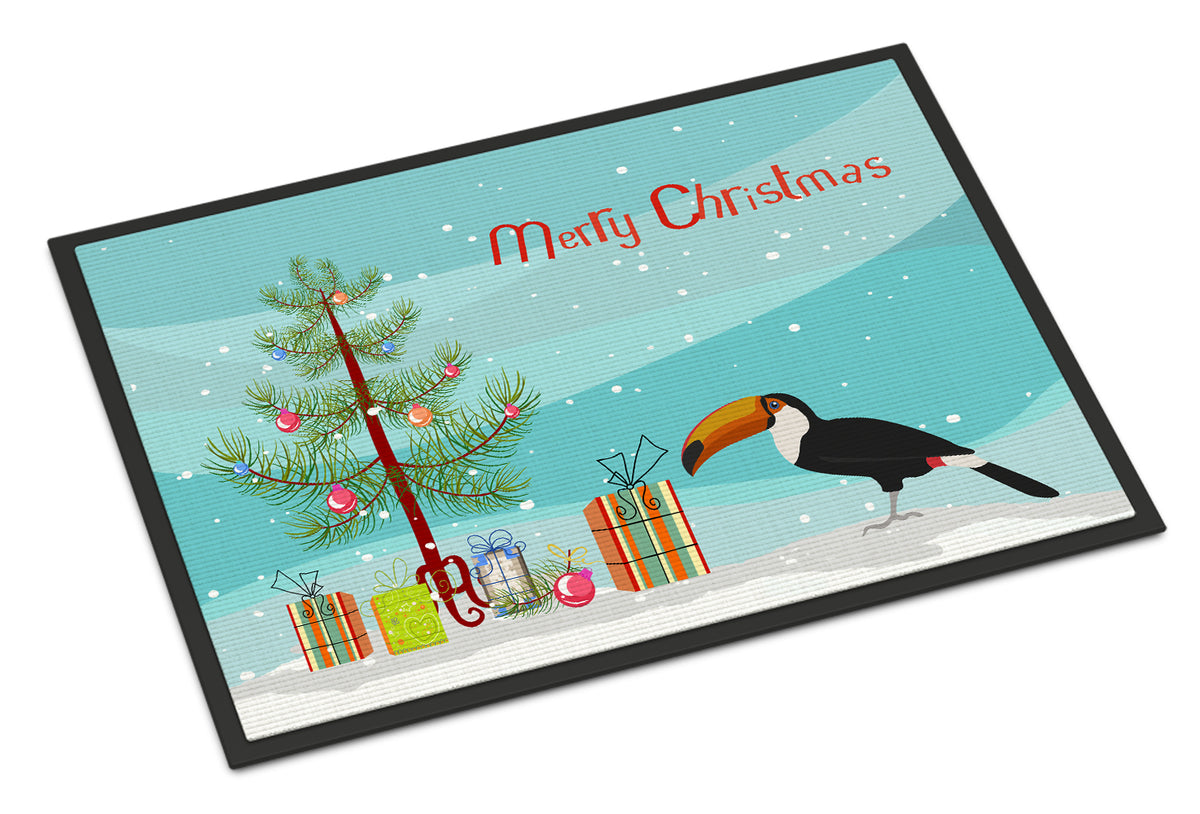 Caroline's Treasures Toucan Merry Christmas Doormat - 24x36 Decorative Floor Mat – Indoor/Outdoor Rug with Artistic Flair CK4494JMAT