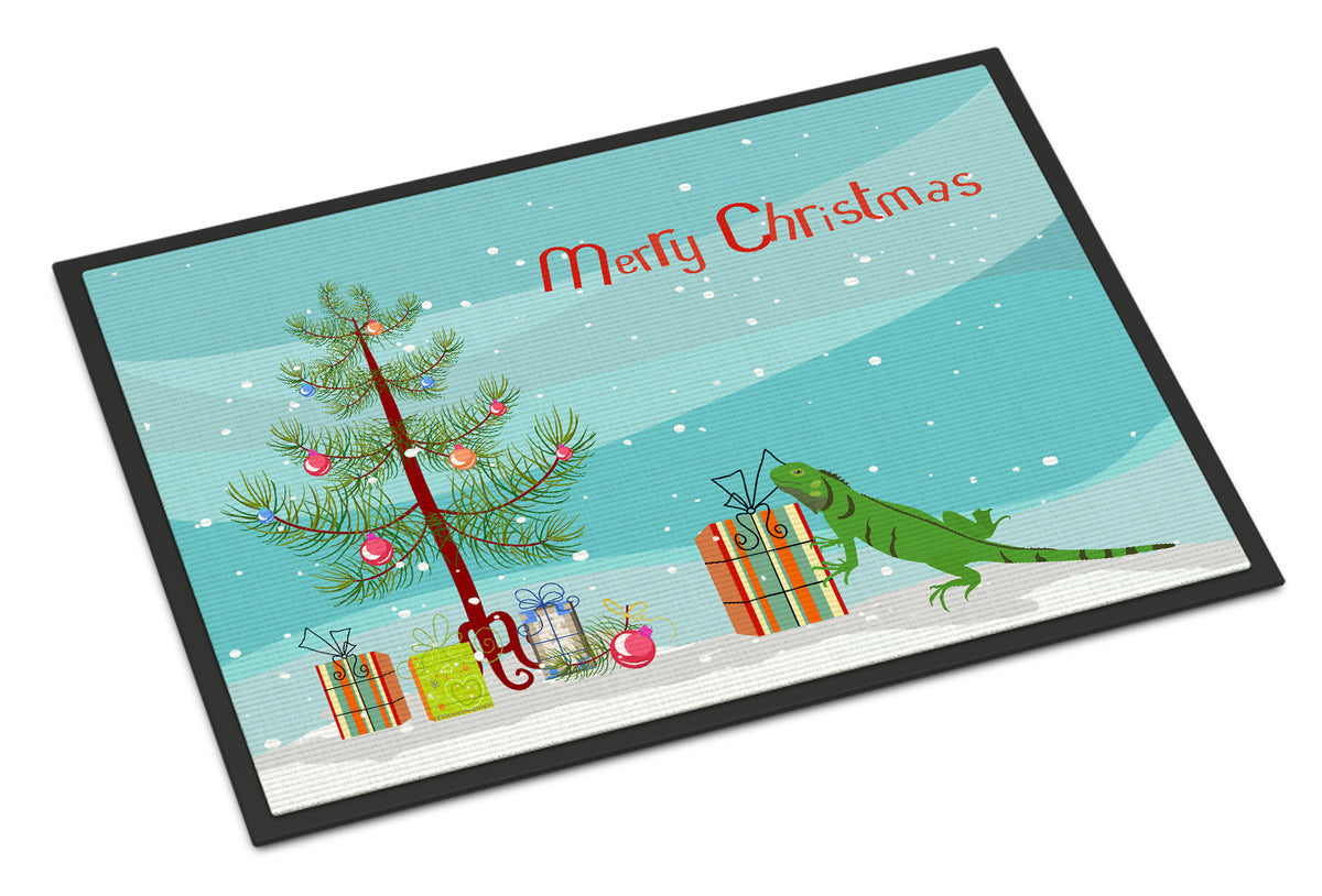 Caroline's Treasures Iguana Merry Christmas Doormat - 24x36 Decorative Floor Mat – Indoor/Outdoor Rug with Artistic Flair CK4544JMAT