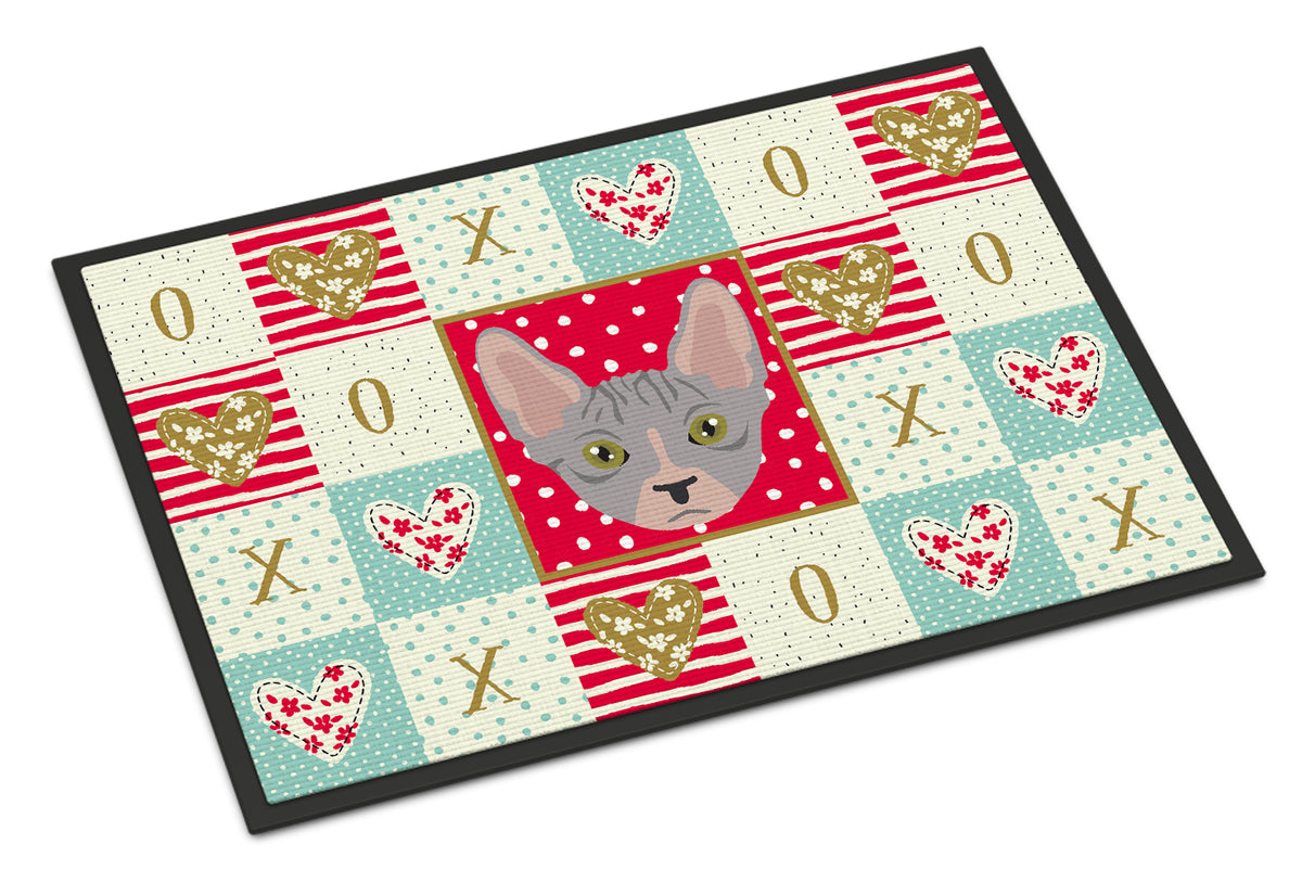 Caroline's Treasures Bambino Cat Love Doormat - 24x36 Decorative Floor Mat – Indoor/Outdoor Rug with Artistic Flair CK5088JMAT