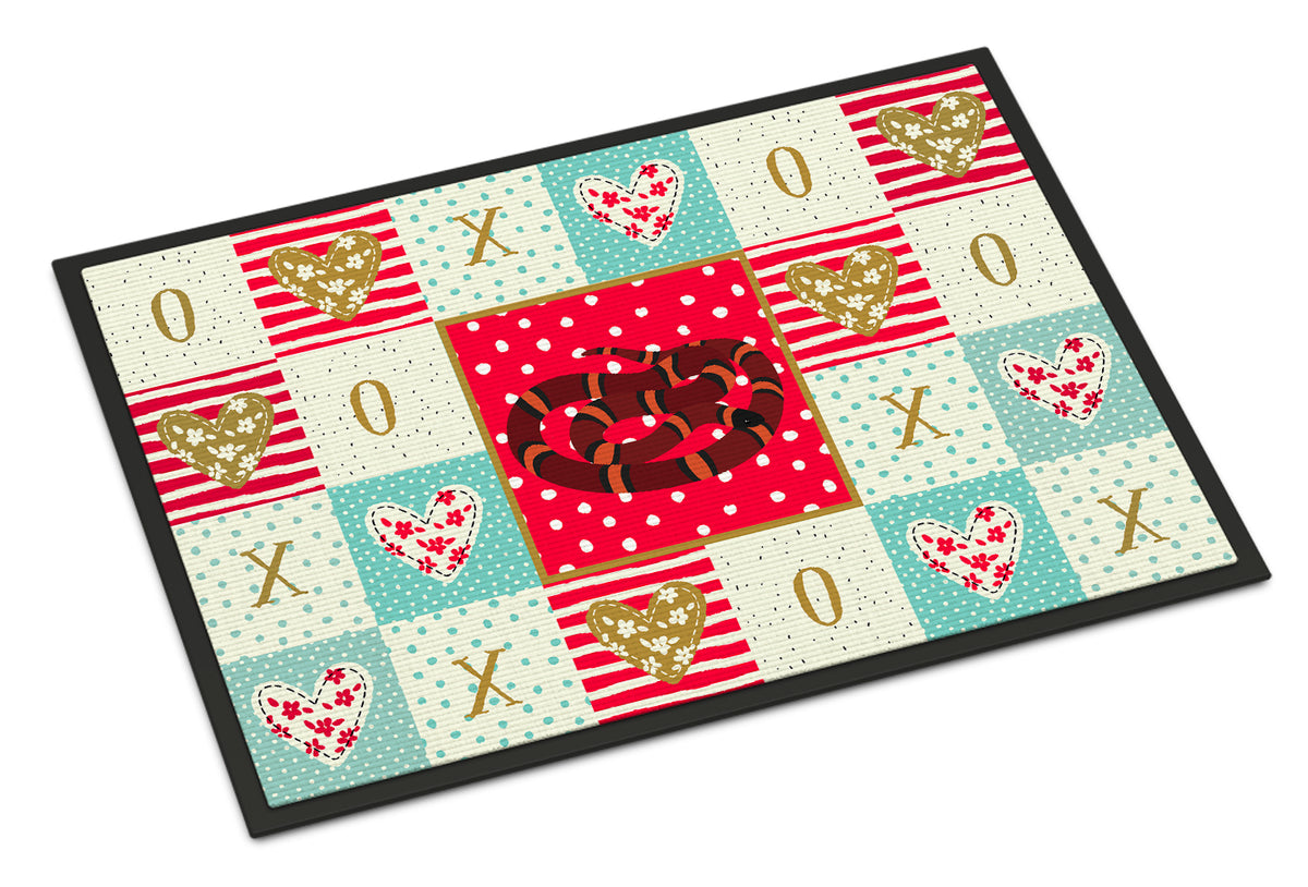 Caroline's Treasures Snake Doormat - 24x36 Decorative Floor Mat – Indoor/Outdoor Rug with Artistic Flair CK5535JMAT