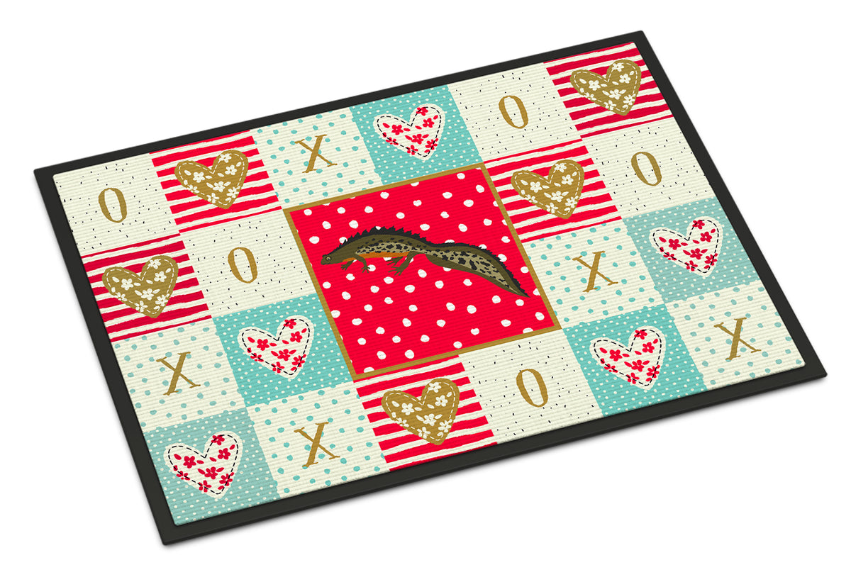 Caroline's Treasures Newt Doormat - 24x36 Decorative Floor Mat – Indoor/Outdoor Rug with Artistic Flair CK5537JMAT