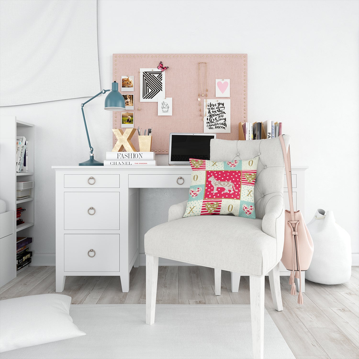 Caroline's Treasures Sokoke #2 Cat Love Throw Pillow - 14x14 Decorative Pillow – Art for Your Home & Patio CK5715PW1414