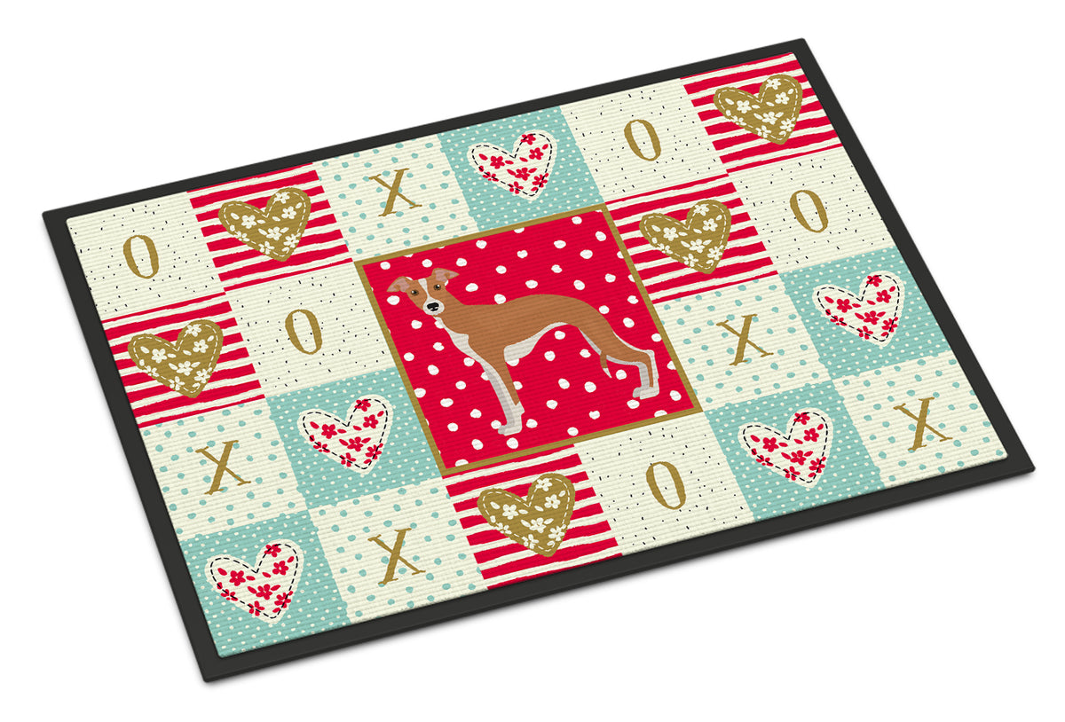 Caroline's Treasures Italian Greyhound #2 Love Doormat - 24x36 Decorative Floor Mat – Indoor/Outdoor Rug with Artistic Flair CK5846JMAT