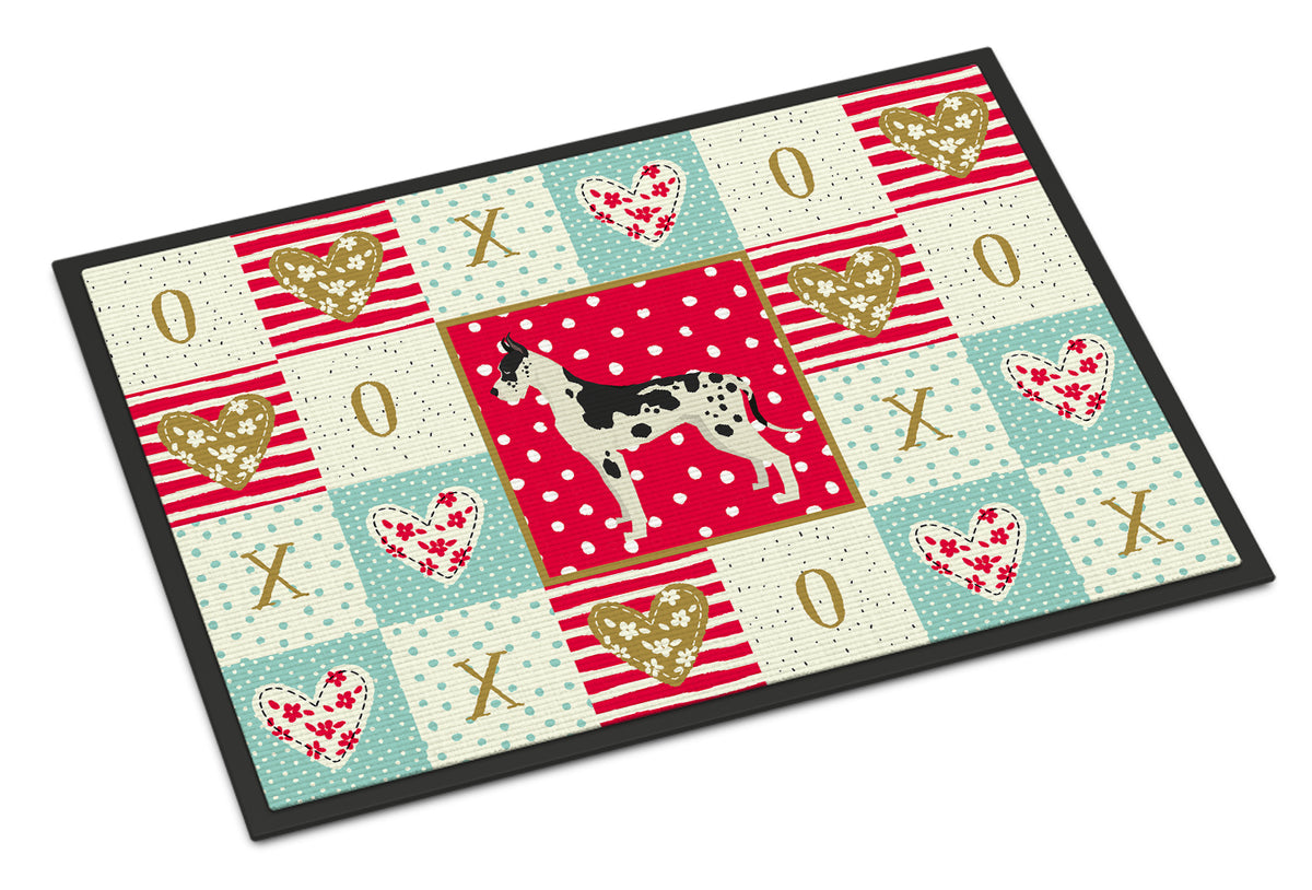 Caroline's Treasures Great Dane Love Doormat - 24x36 Decorative Floor Mat – Indoor/Outdoor Rug with Artistic Flair CK5932JMAT