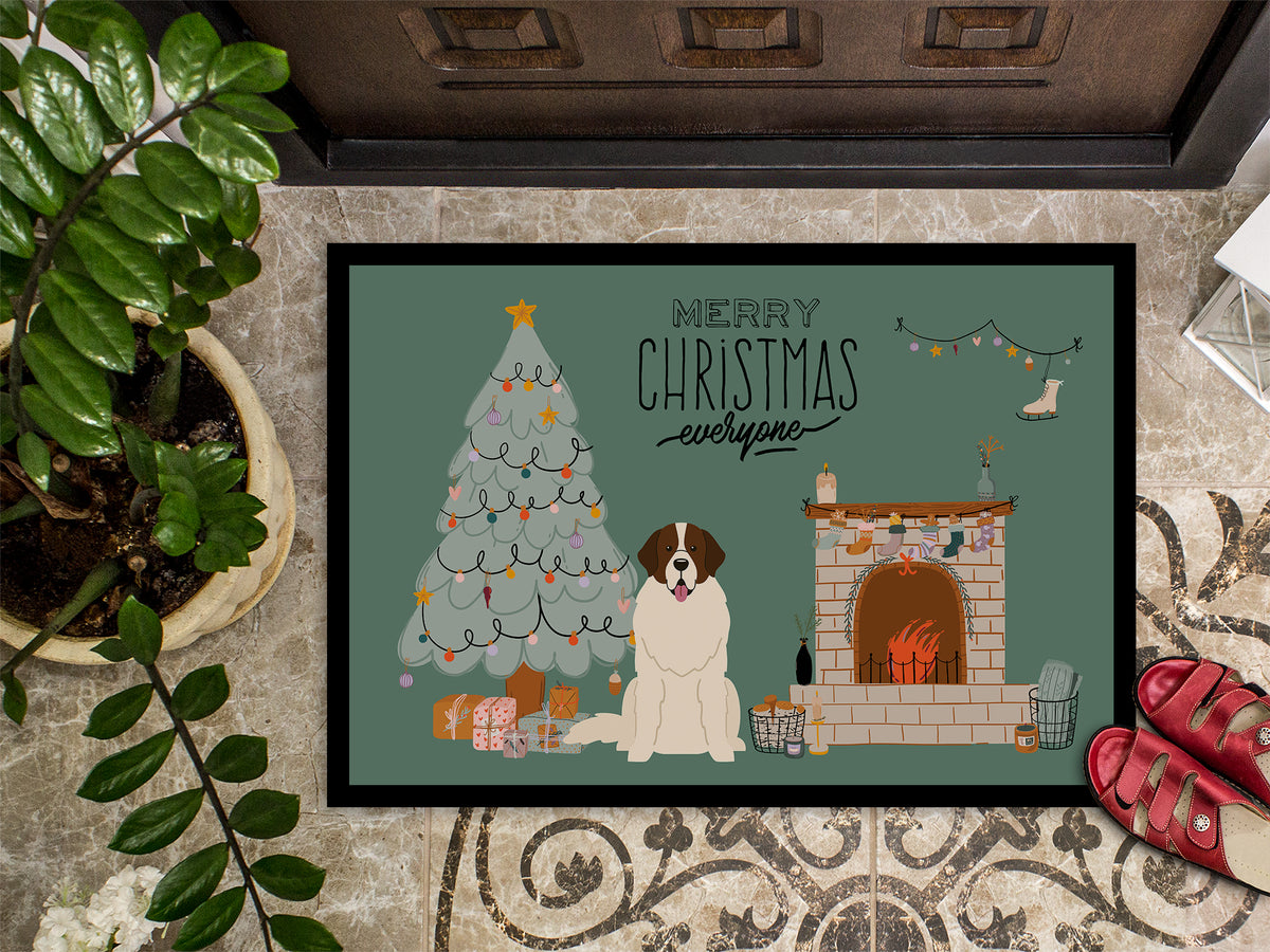 Caroline's Treasures Moscow Watchdog Christmas Everyone Doormat - 24x36 Decorative Floor Mat – Indoor/Outdoor Rug with Artistic Flair CK7590JMAT