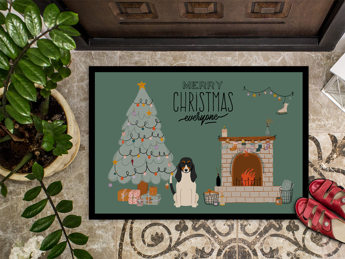 Caroline's Treasures Swiss Hound Christmas Everyone Doormat - 24x36 Decorative Floor Mat – Indoor/Outdoor Rug with Artistic Flair CK7607JMAT