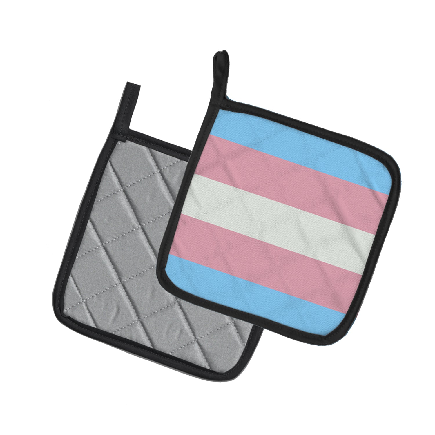Caroline's Treasures Transgender Pride Pot Holders - Set of 2 - Heat-Resistant Kitchen Essentials