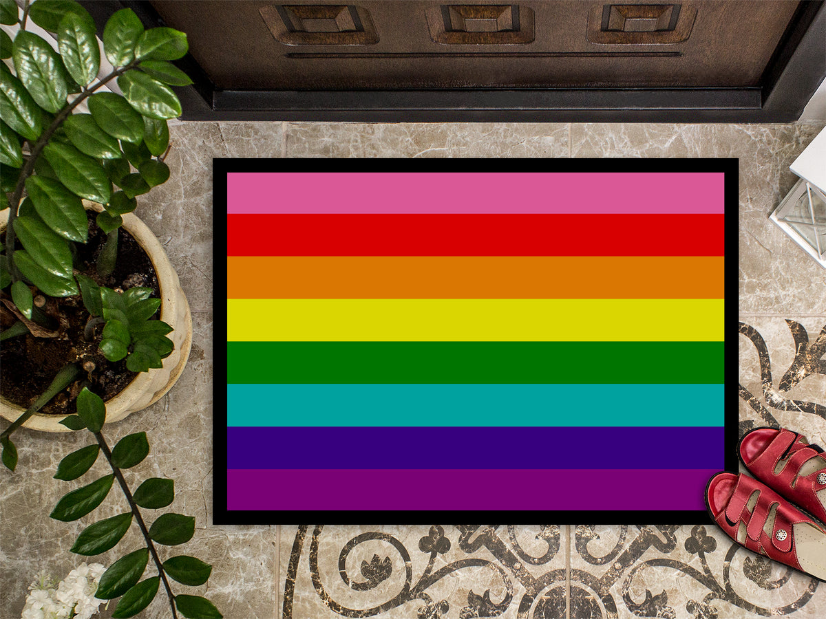 Caroline's Treasures Gay Pride before 1978 Doormat - 24x36 Decorative Floor Mat – Indoor/Outdoor Rug with Artistic Flair