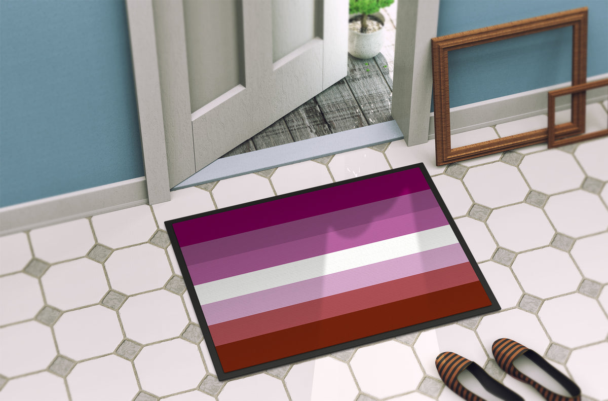 Caroline's Treasures Lesbian Pride Doormat - 24x36 Decorative Floor Mat – Indoor/Outdoor Rug with Artistic Flair