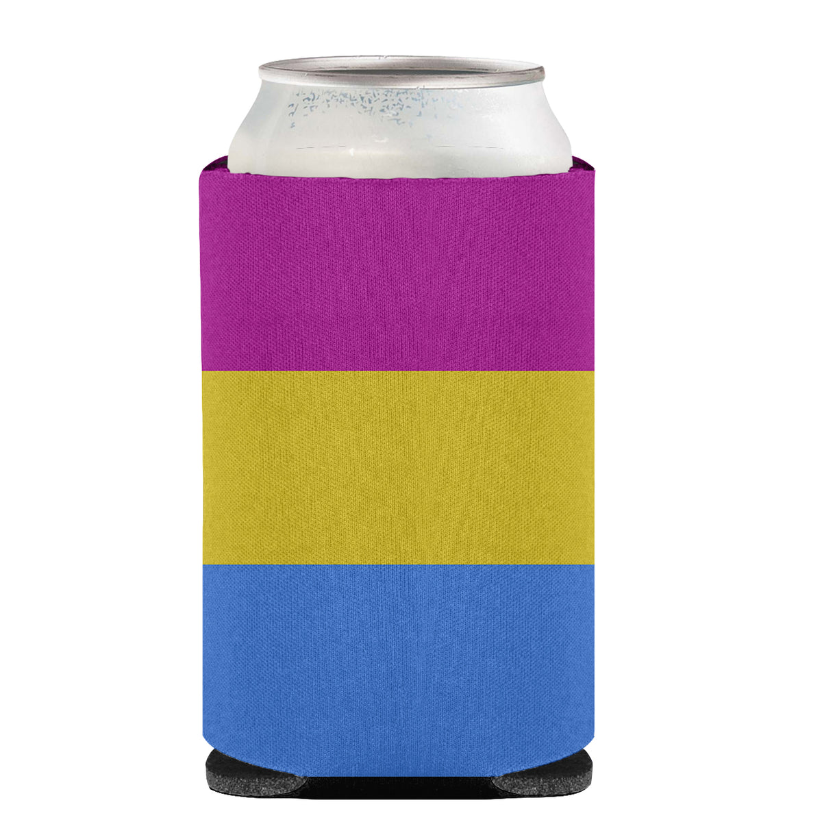 Pansexual Pride Can or Bottle Hugger  the-store.com.