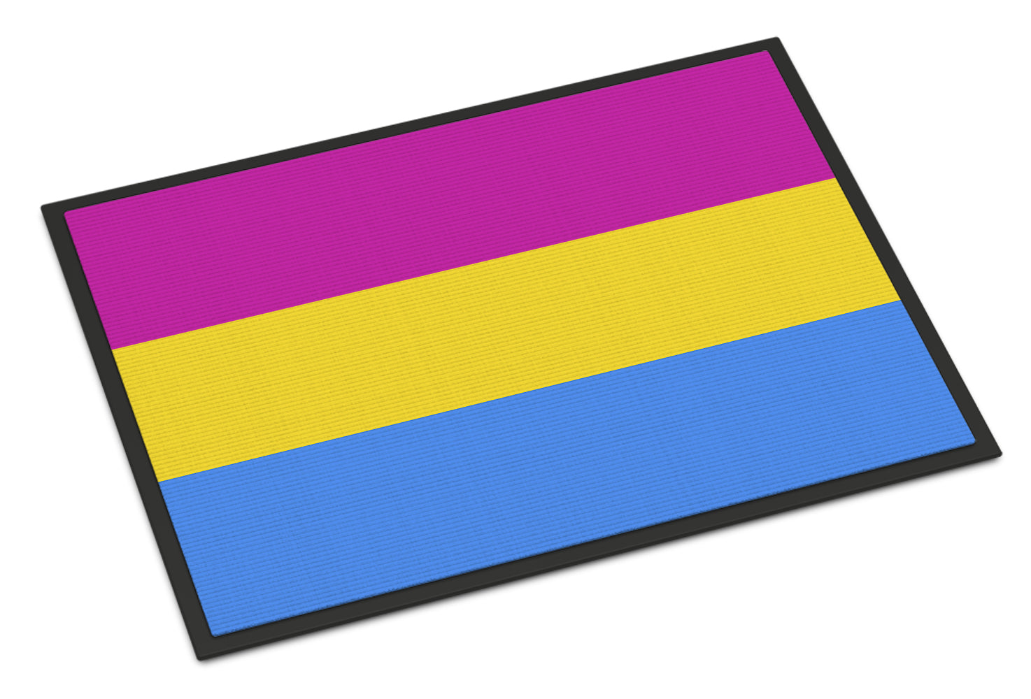 Caroline's Treasures Pansexual Pride Doormat - 24x36 Decorative Floor Mat – Indoor/Outdoor Rug with Artistic Flair