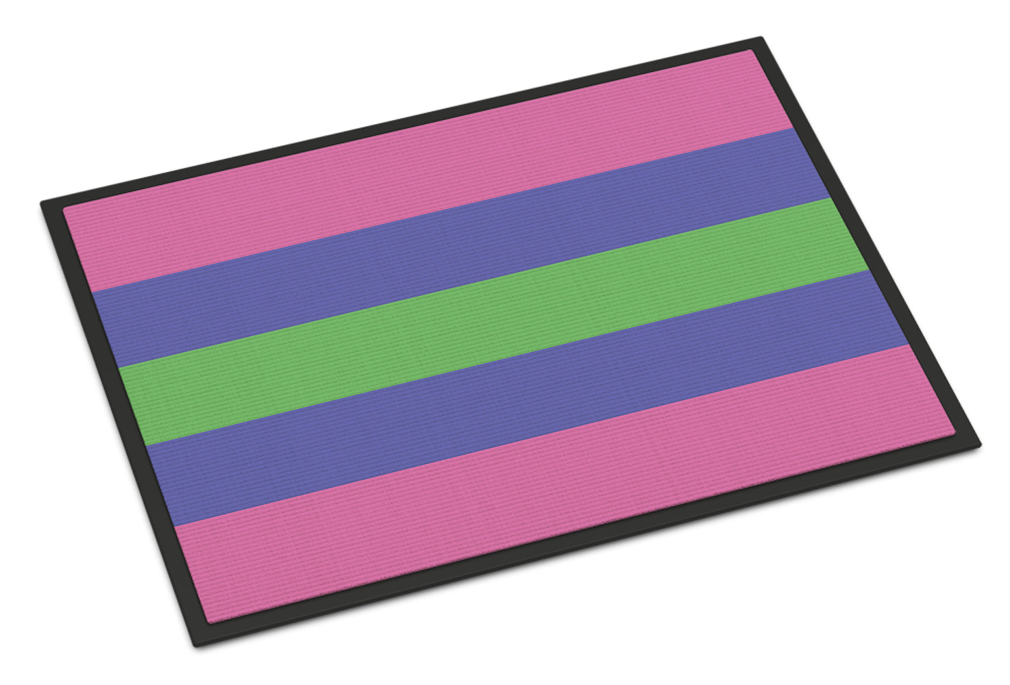 Caroline's Treasures Trigender Pride Doormat - 24x36 Decorative Floor Mat – Indoor/Outdoor Rug with Artistic Flair