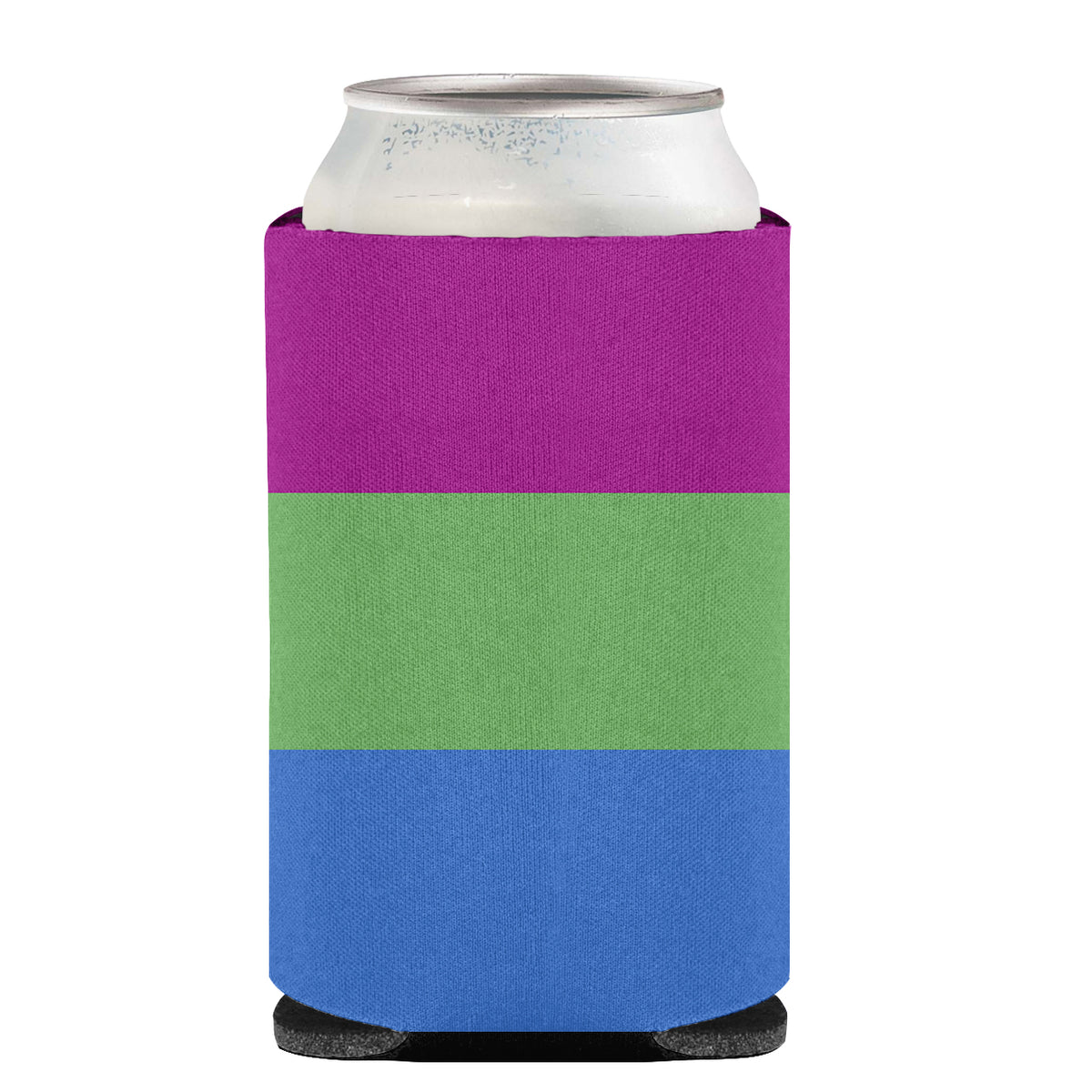Polisexual Pride Can or Bottle Hugger  the-store.com.