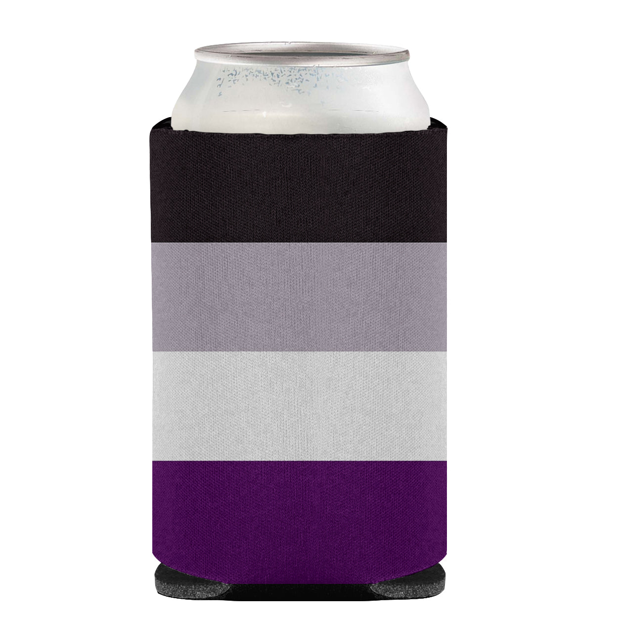 Asexual Pride Can or Bottle Hugger  the-store.com.