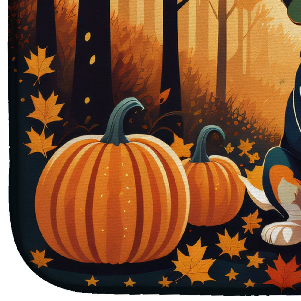 Caroline's Treasures Beagle Fall Dish Drying Mat
