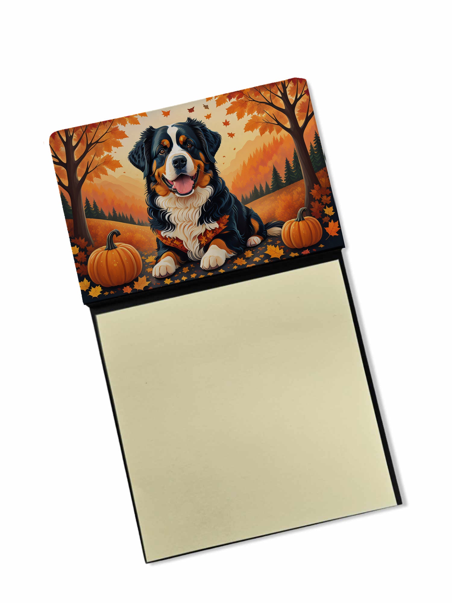 Buy this Bernese Mountain Dog Fall Sticky Note Holder