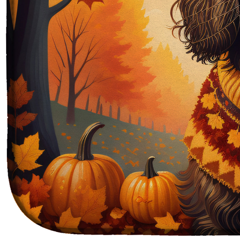 Caroline's Treasures Boykin Spaniel Fall Dish Drying Mat