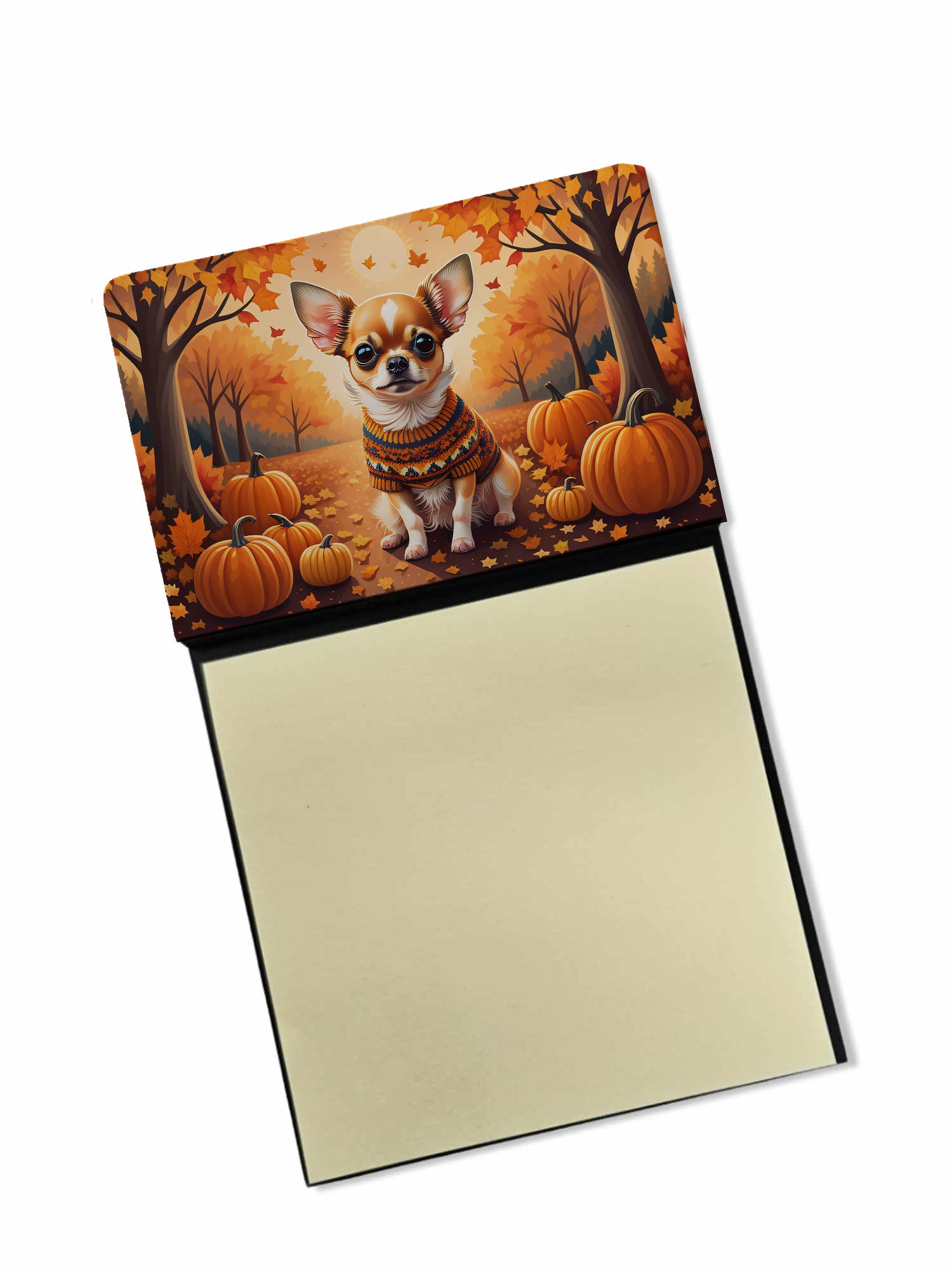 Buy this Chihuahua Fall Sticky Note Holder