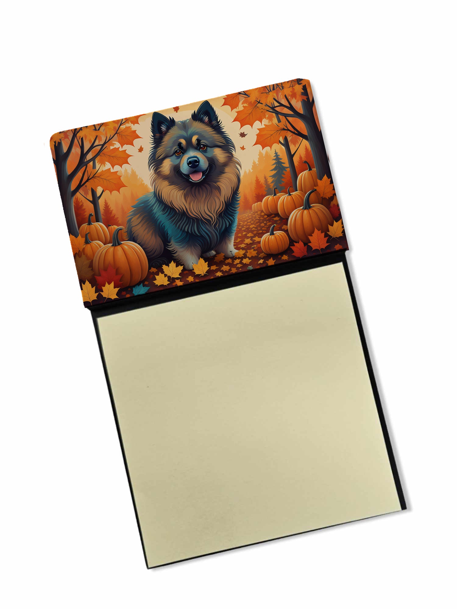 Buy this Keeshond Fall Sticky Note Holder
