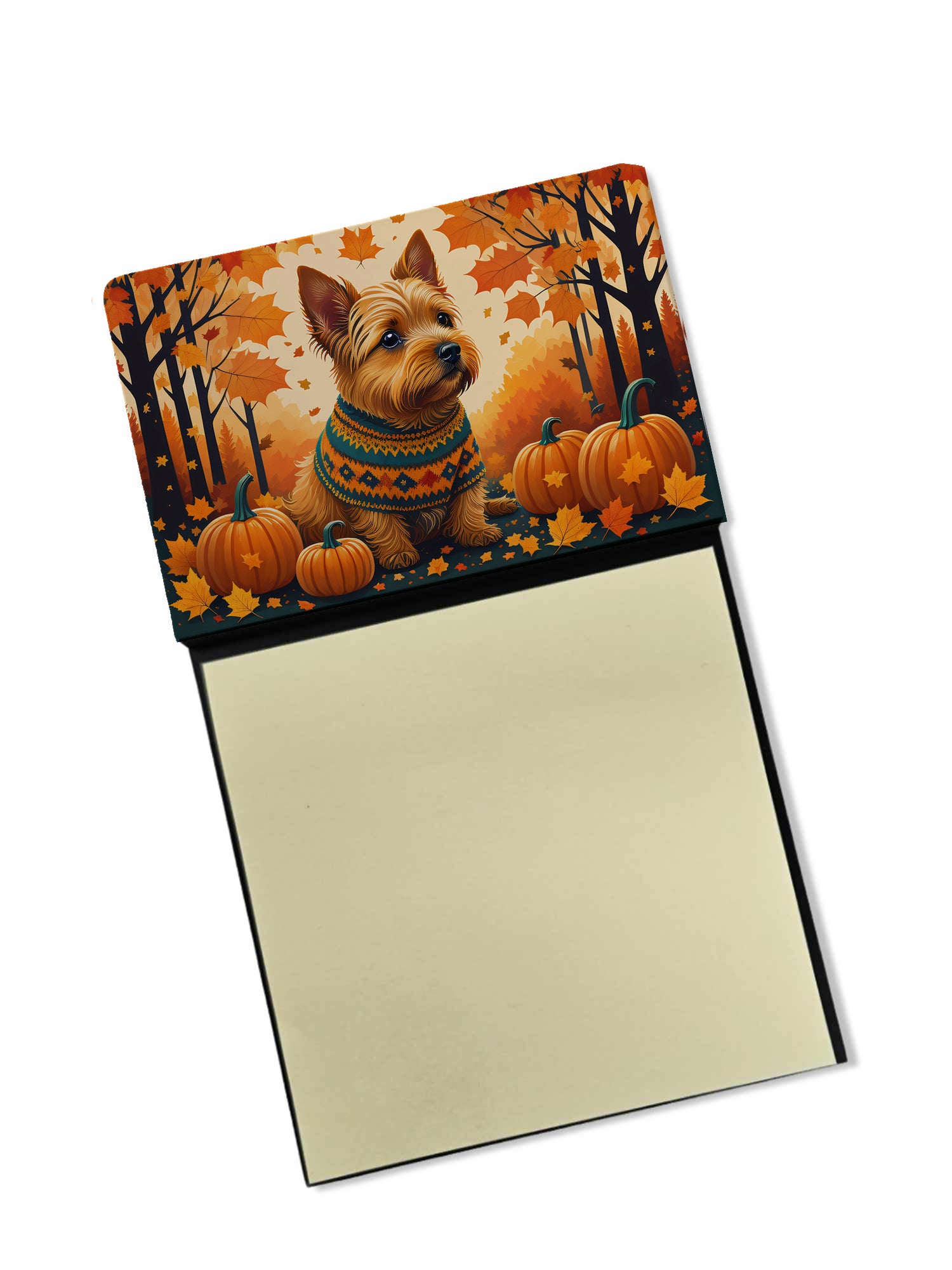 Buy this Norwich Terrier Fall Sticky Note Holder