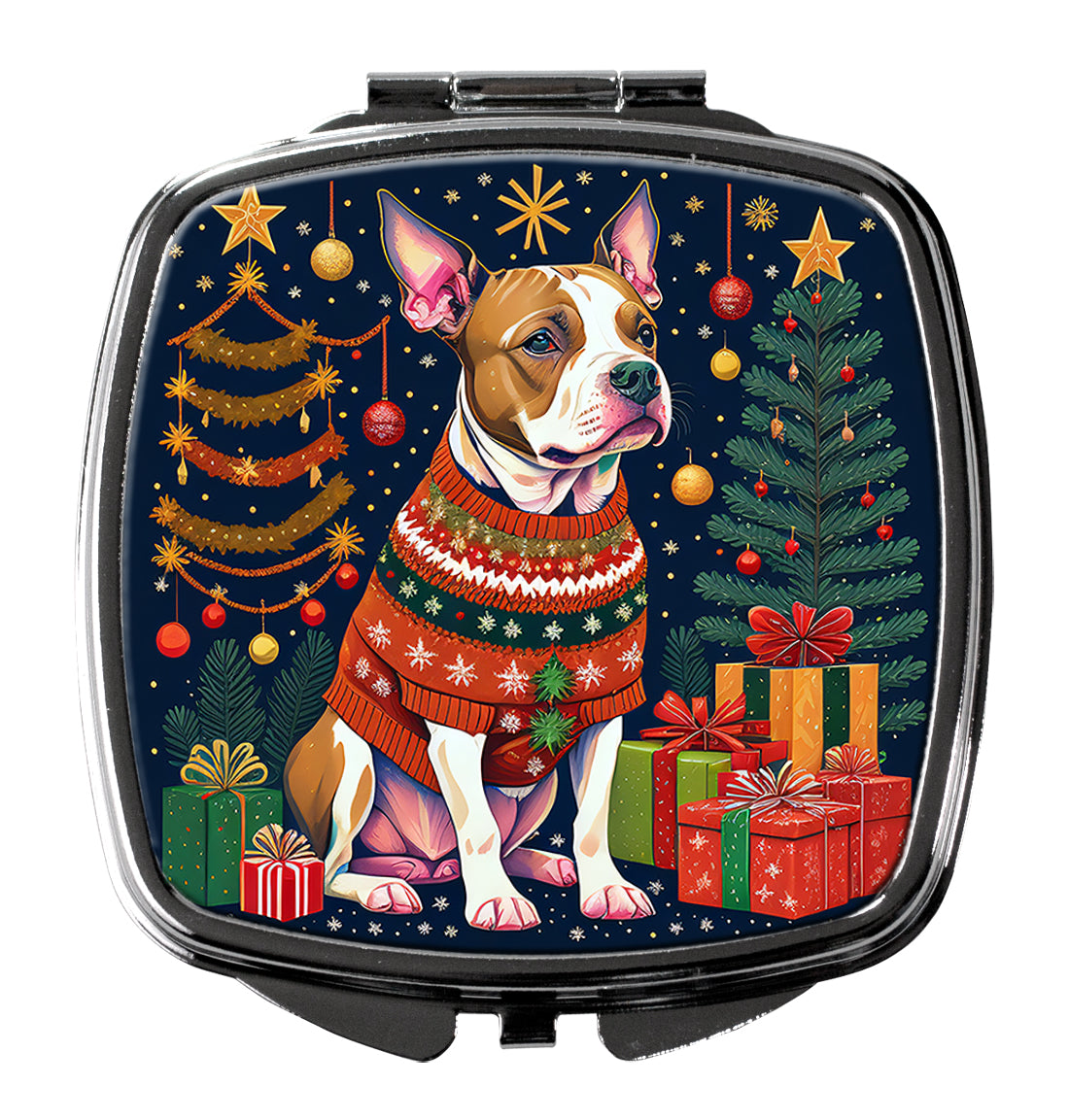 Buy this Pit Bull Terrier Christmas Compact Mirror